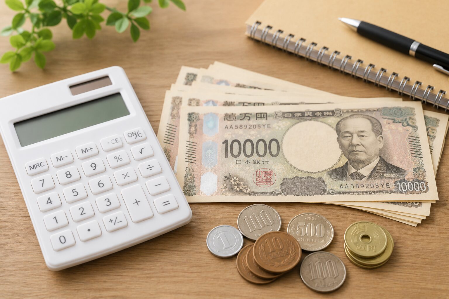 お金と電卓