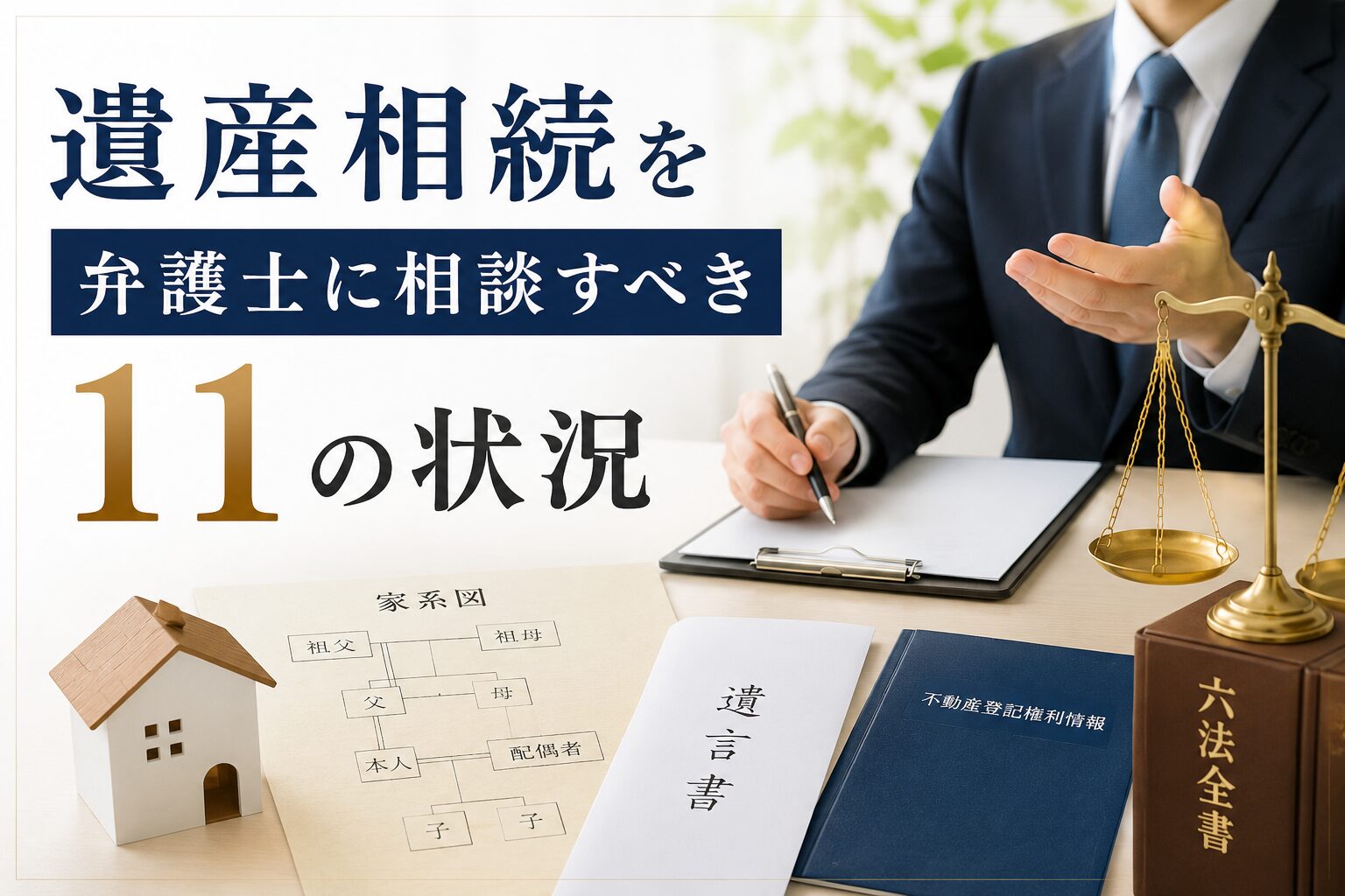 遺産相続を弁護士に相談すべき11の状況