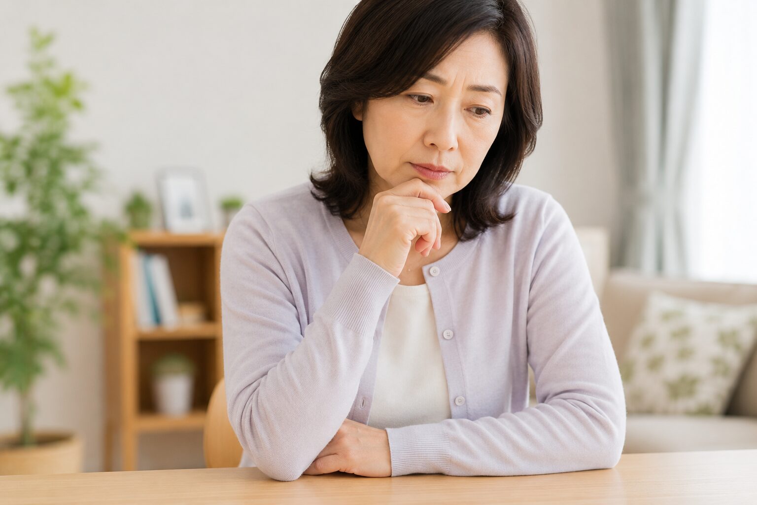 悩んでいる女性