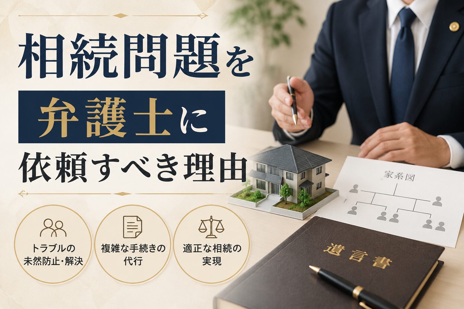相続問題を弁護士に依頼すべき理由