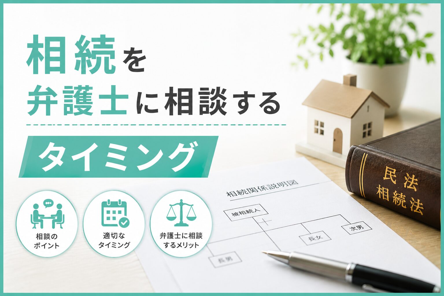 相続を弁護士に相談するタイミング