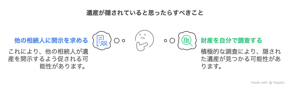 遺産が隠されていると思ったらすべきこと