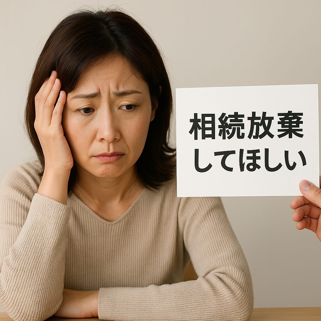 相続放棄をしてくれと言われ困ってしまっている人