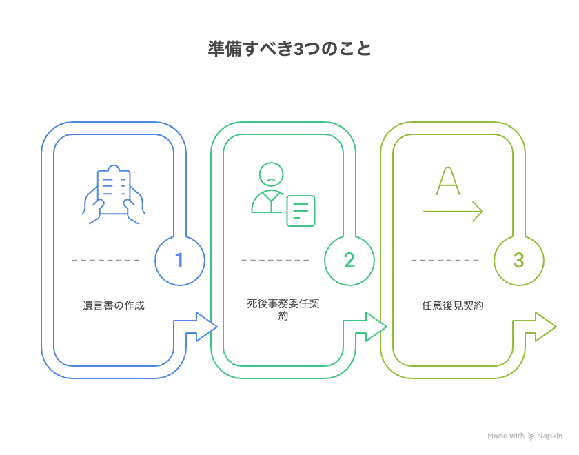 準備すべき3つのこと