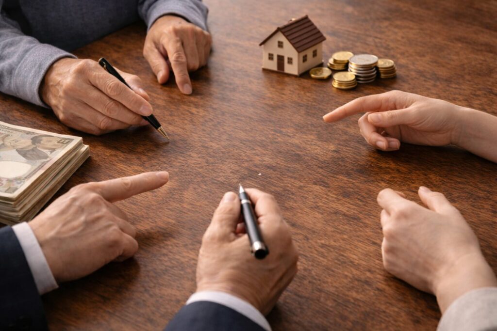 遺産分割協議の様子