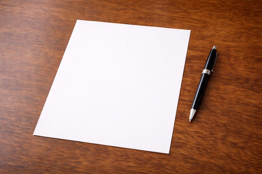 紙とペン