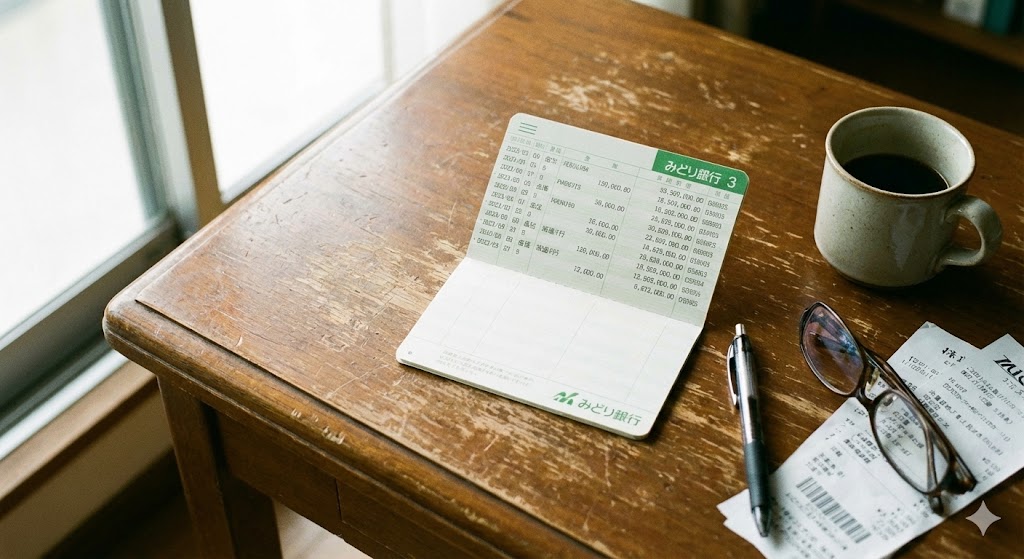 銀行通帳