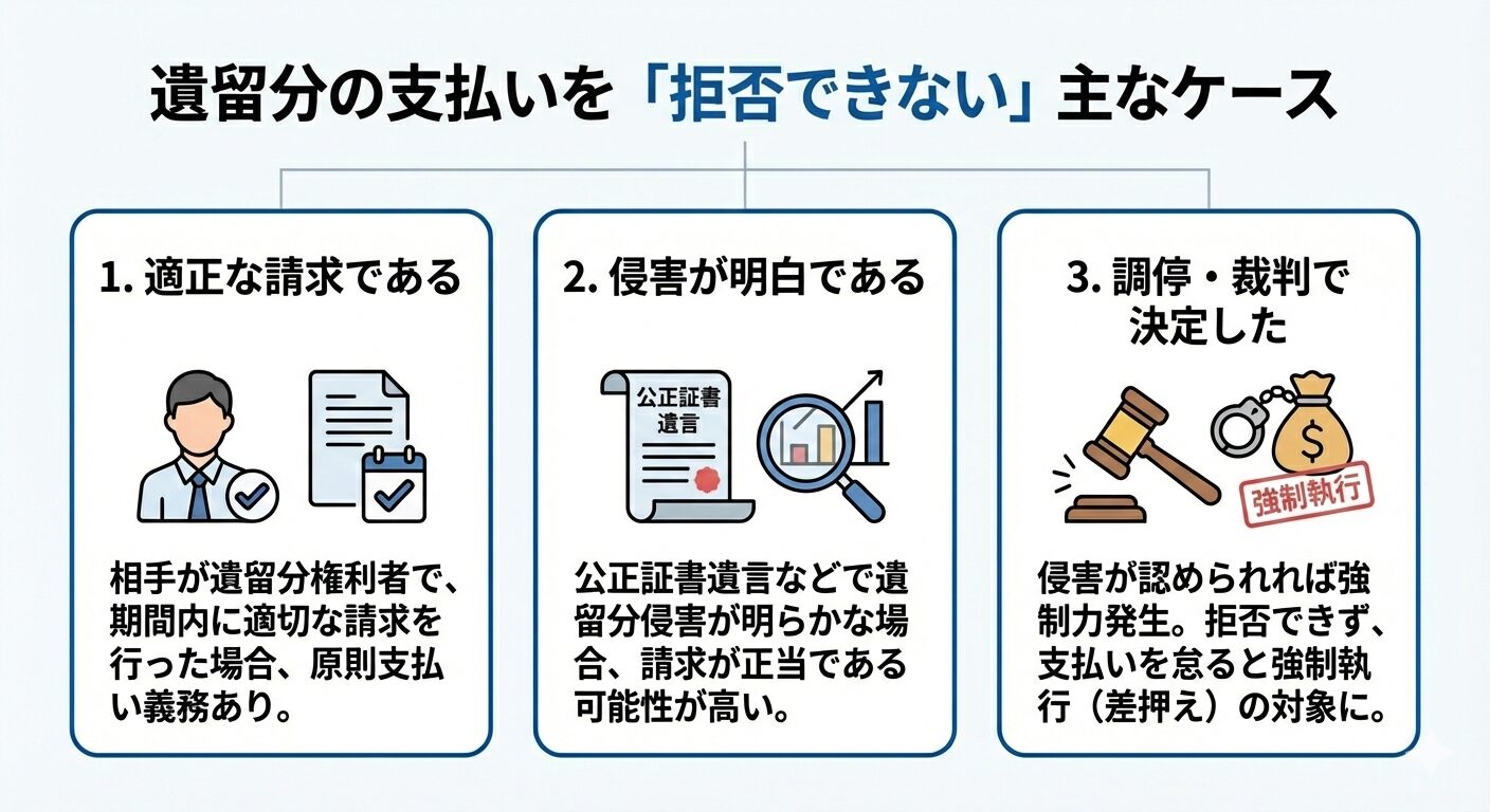 支払いを「拒否できない」ケース