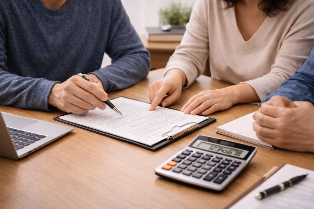 話し合いをしている様子