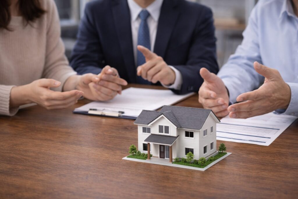 自宅の話し合い