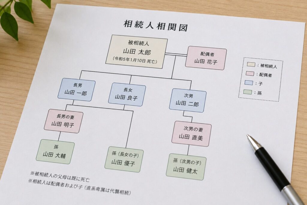 相続相関図