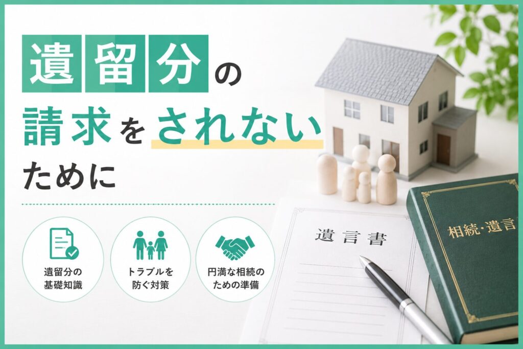 遺留分の請求をされないために
