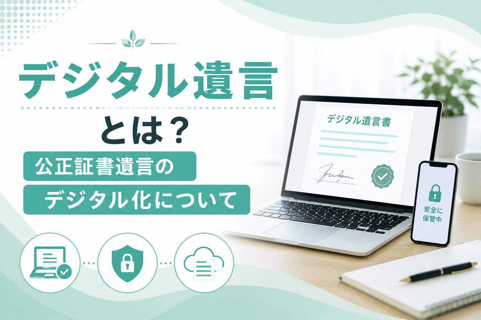 デジタル遺言とは?公正証書遺言のデジタル化について