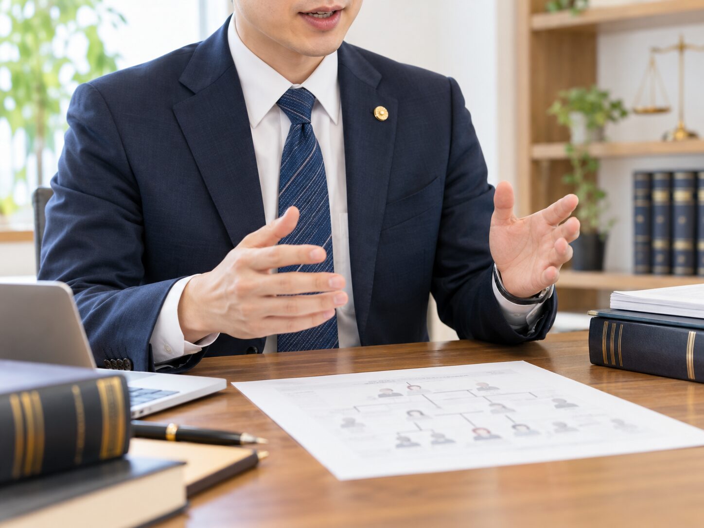 相続関係図を解説する法律相談の専門家